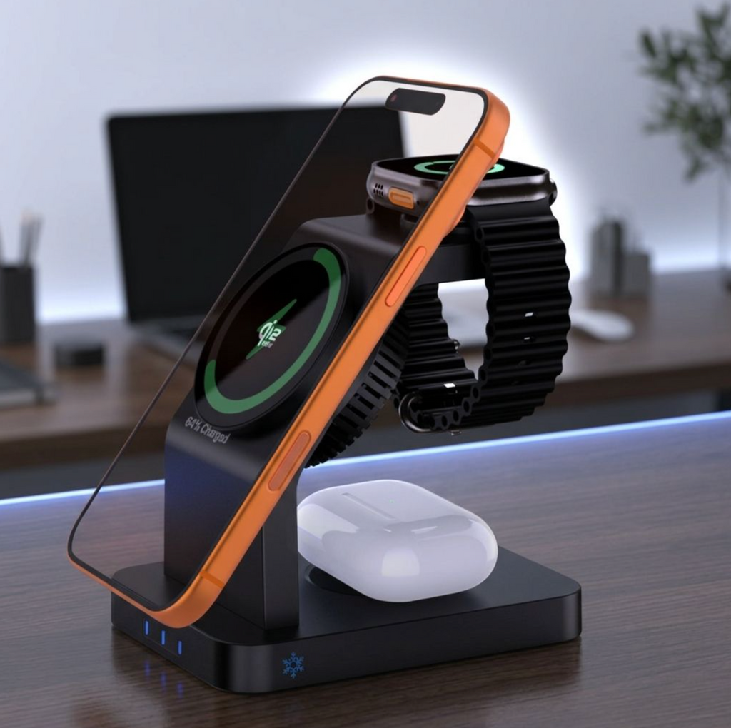 Funxim S6 3-in-1 Magnetic Wireless Charging Station