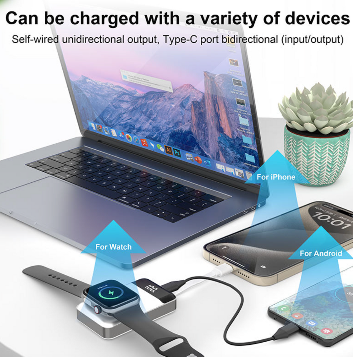 3000mAh Portable Power Bank
