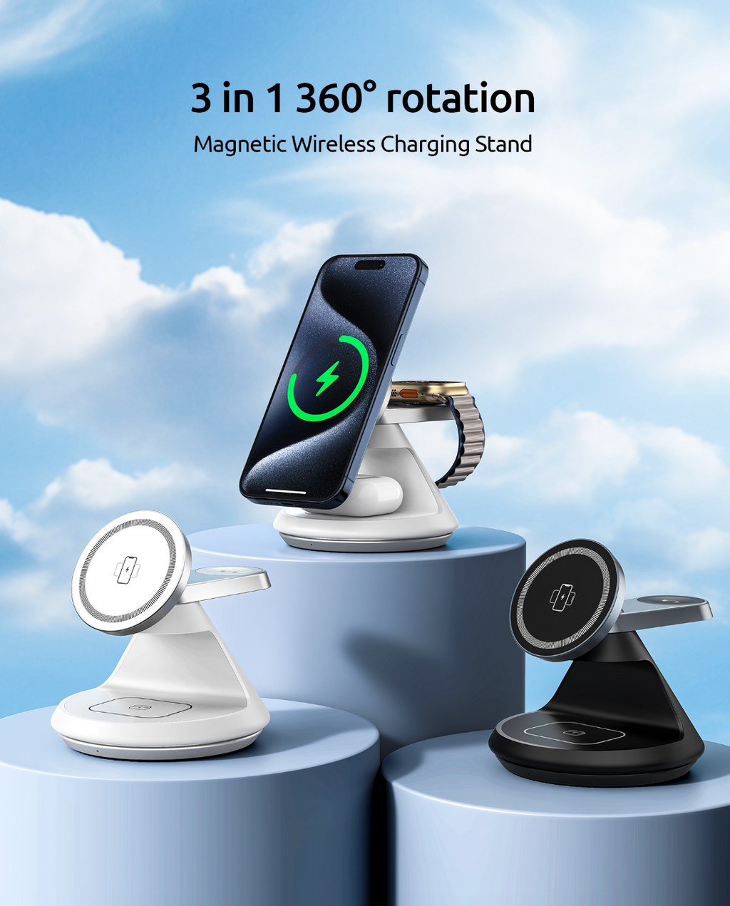 3-in-1 Wireless Charging Station