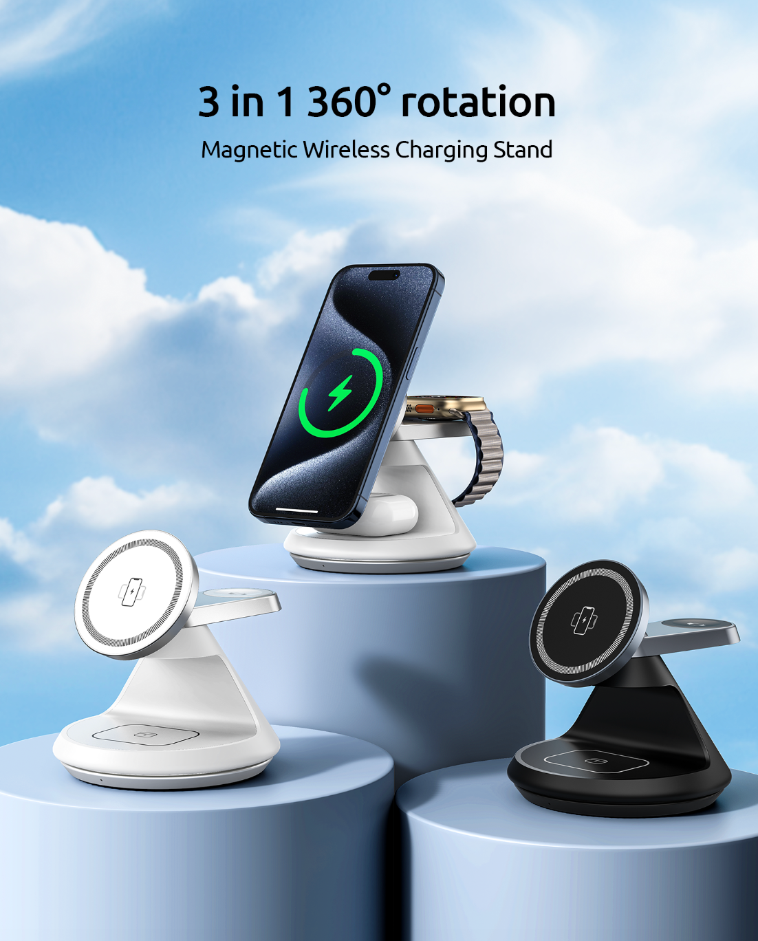 3-in-1 Wireless Charging Station