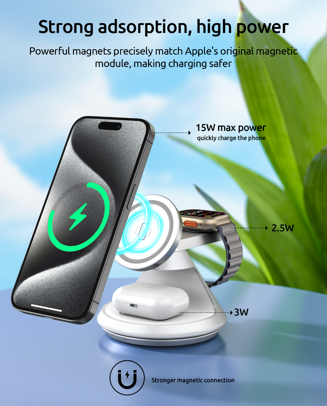 3-in-1 Wireless Charging Station