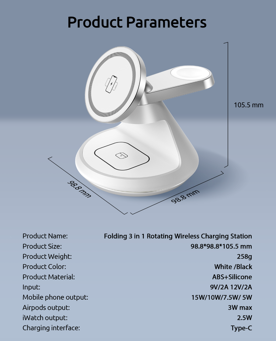 3-in-1 Wireless Charging Station
